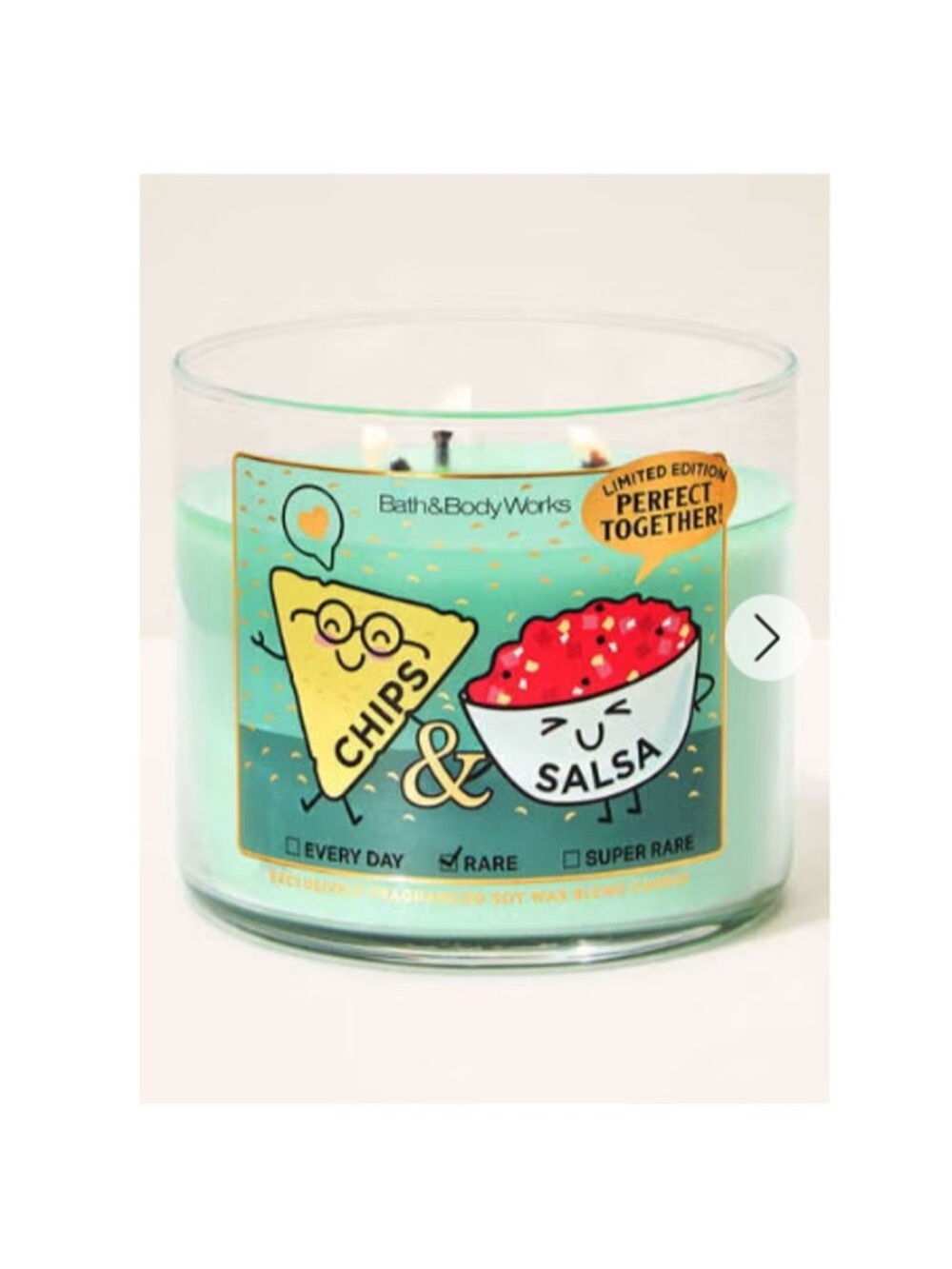 Bath & Body Works Chips & Salsa Scented 3 wick Candle